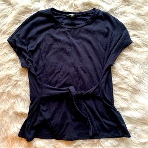 Express tie waist tee